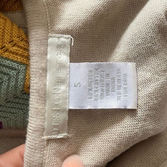 Design History Chevron Knit Patterned Halter Maxi Dress Size Small - Picture 12 of 12